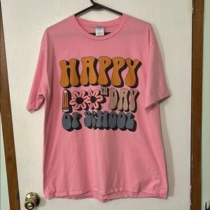 Pink Graphic T-Shirt XL